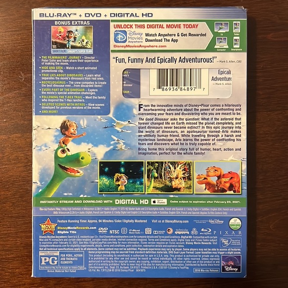 Disney Blu-ray + DVD Set- Sealed in Box! - Picture 6 of 10